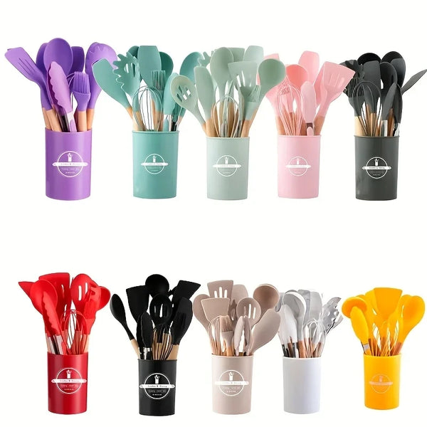 Silicone Kitchen Utensil Set