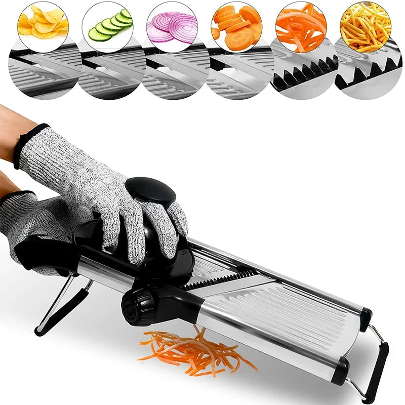 Adjustable Stainless Mandoline Slicer