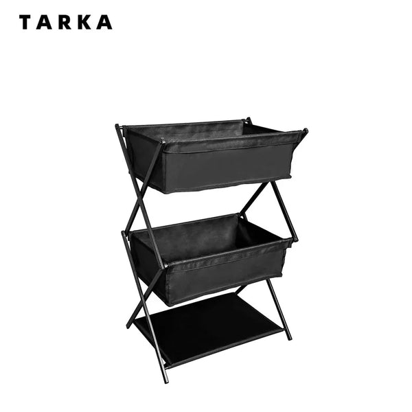 Folding Three-Layer Picnic Rack
