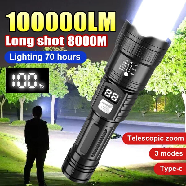Rechargeable LED Tactical Flashlight