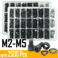 Black Steel Hex Socket Screw Set