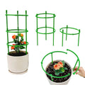 Stackable Green Plant Support Rings