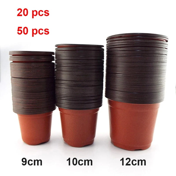 Durable Plastic Seedling Starter Pots