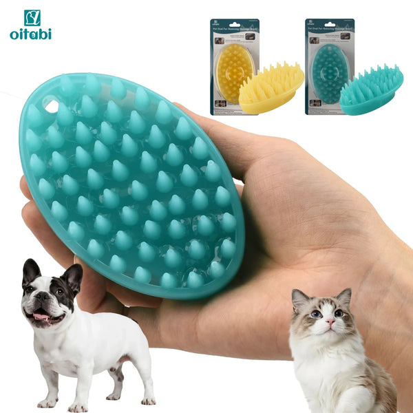 Oitabi Soft Rubber Pet Grooming Brush