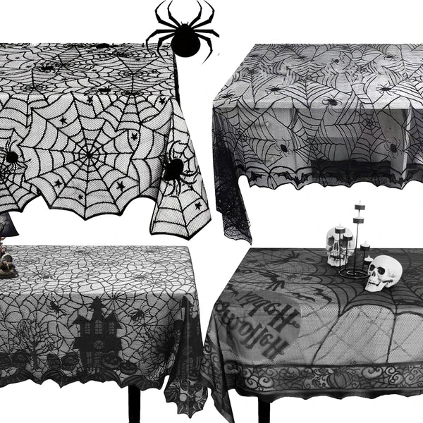 Spider Web Lace Table Runner