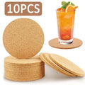 Natural Round Cork Coasters
