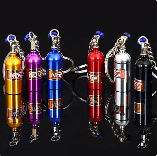 Nitrogen Bottle Pill Keychain