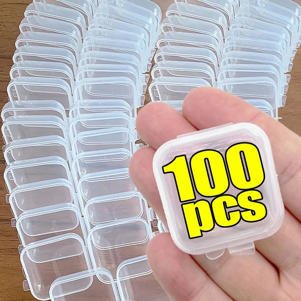 Transparent Mini Jewelry Storage Box