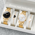 Minimalist Arabic Dial Wristwatch Set