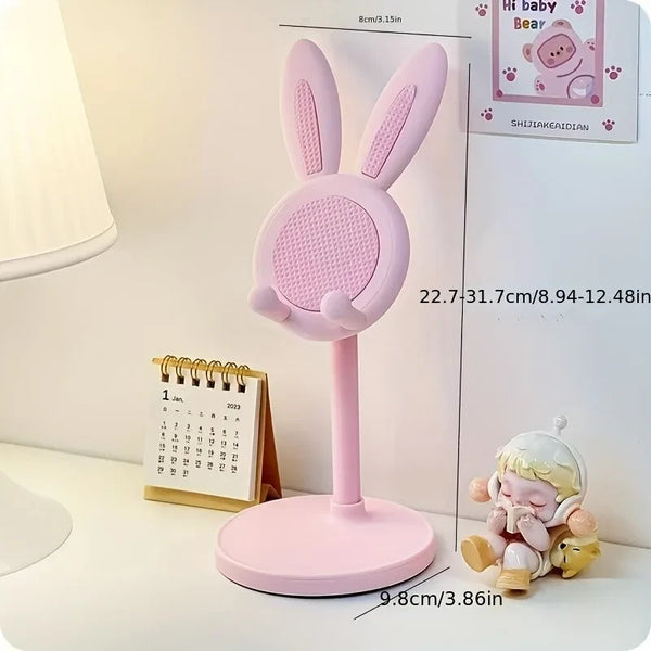 Adjustable Cartoon Rabbit Phone Stand