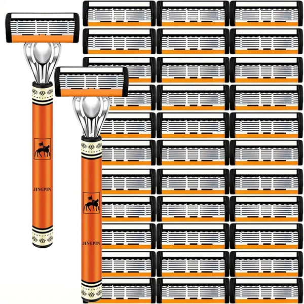 6-Blade Stainless Steel Safety Razor