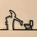 Modern Flat Metal Wall Art