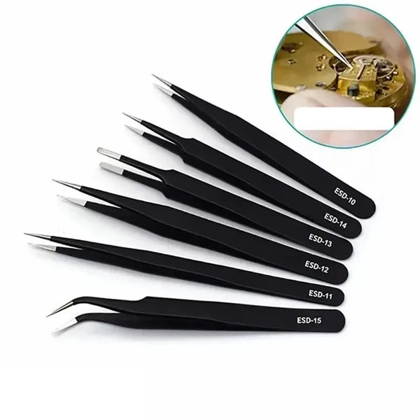 Precision Long Anti-Static Tweezers