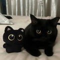 Black Cat Plush Backpack Charm