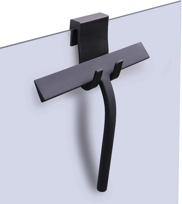 Matte Black Silicone Shower Squeegee