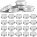 Round Aluminum Candle Tins