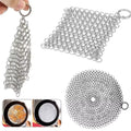 Stainless Steel Cast Iron Scrubber