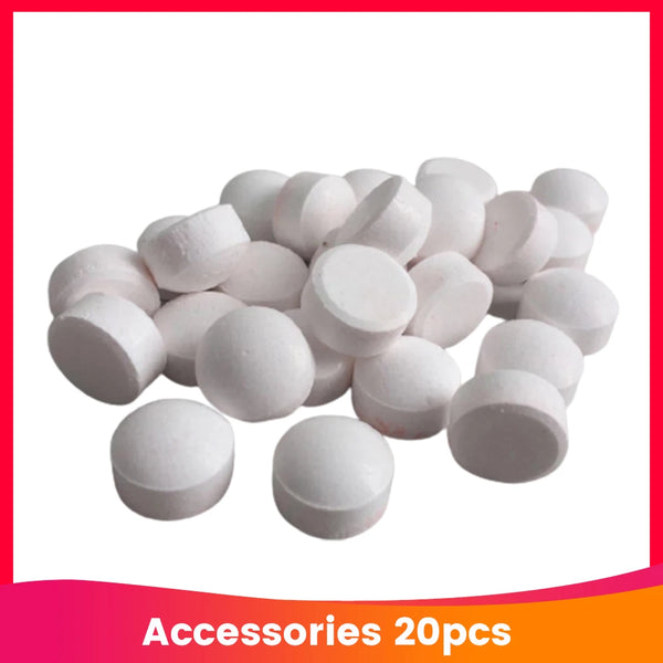 20Pcs Kitchen SANQ Coffee Machine Cleaning Effervescent Tablets Universal Descaling Solution for All Coffee Machines and Kettle