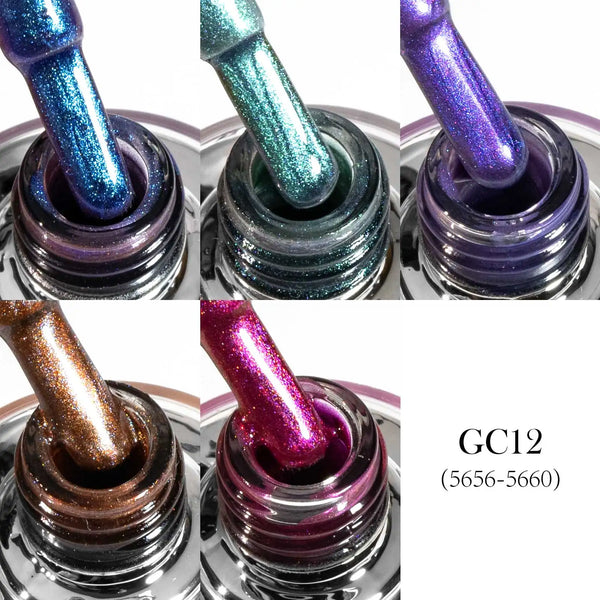 VENALISA 60 Colors TPO/HEMA FREE Glitter Gel Cat Eye Gel Nail Polish UV/LED Soak-Off Gel Polish Manicure DIY Nail Art Christmas