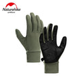 Guantes de ciclismo Naturehike para exteriores, táctiles, antideslizantes, de dedo completo, con silicona, para senderismo y escalada, para hombre y mujer, guantes de ciclismo delgados