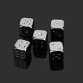 New Metal Dice Gold/Sliver Color High Quality 6 Sided Dice For Club/Party/Family Games 13mm
