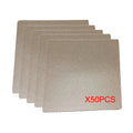 50Pcs Universal Mica Plates For Midea Microwave Oven Replacement Mica Plates Sheets Part Accessorie 12x13cm