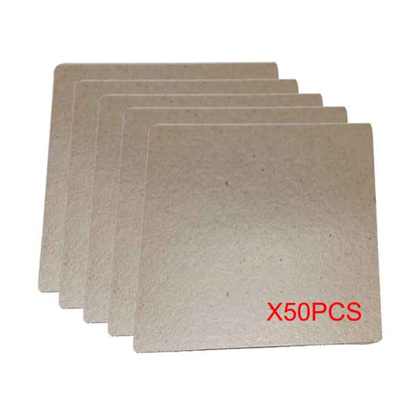 50Pcs Universal Mica Plates For Midea Microwave Oven Replacement Mica Plates Sheets Part Accessorie 12x13cm