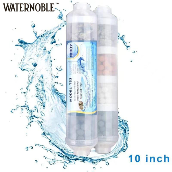 10-inch Alkaline Water Filter Cartridge 4-Layer RO Connect Restore Mineral Levels & PH Balance Optimal Water Quality and Taste