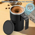 380ML Electric Coffee Self Mixing Mug IP67 Waterproof Coffee Stirring Mug USB Charging Digital Display Automatic Magnetic Cup