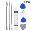 8 In 1 Mobile Phone Repair Metal Spudger Prying Tool Kits Opening Repair for iPhone Samsung Smartphone Laptop Tablet Hand Tools