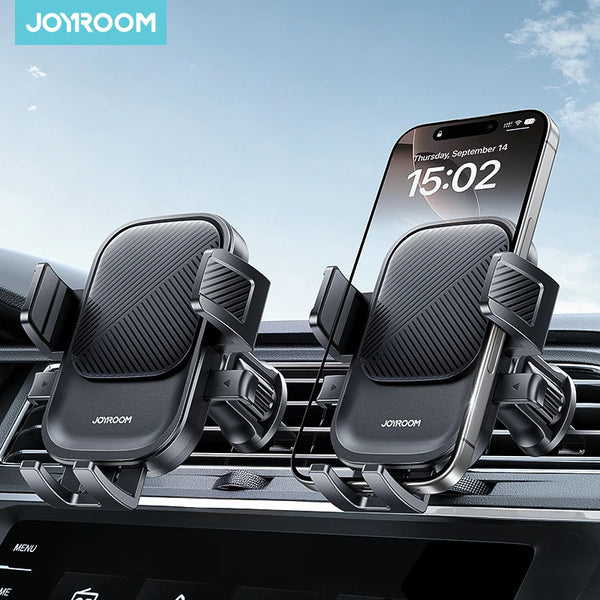Soporte para teléfono de coche JOYROOM, universal, giratorio 360, soporte para teléfono para ventilación de coche, bloqueo con un clic, accesorios de coche ajustables