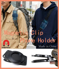 Free Hands Magnetic Belt Clip Holder Mobile Phone Holder Backpack Clip Metal Hook Spring Rope For Magsafe iPhone Accessories