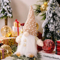 LED Christmas Decorations Light Bedroom Christmas Gnomes Plush Doll Ornaments Knited Elf Dwarf Gift Home Indoor Table Decor Lamp