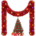 1/3pcs 5M Christmas Tinsel Garland Decorations,Indoor/Outdoor Hanging Party Decor for Tree, New Year's,Durable Festive Decor