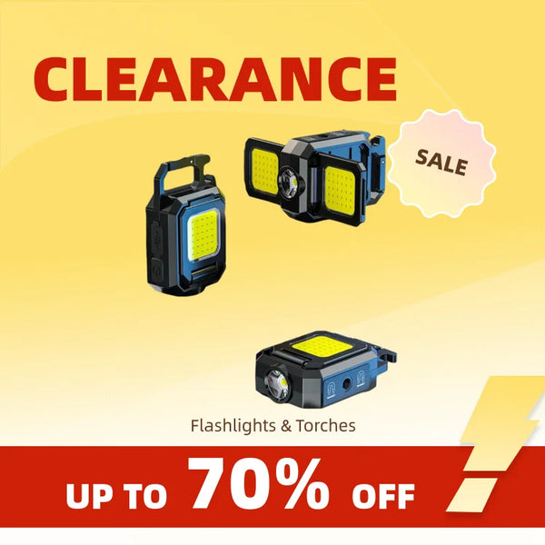 Clearance_LED Mini Keychain Light XPE Pocket Work Light COB Flashlight USB Rechargeable Emergency Flashlight for Outdoor Camping