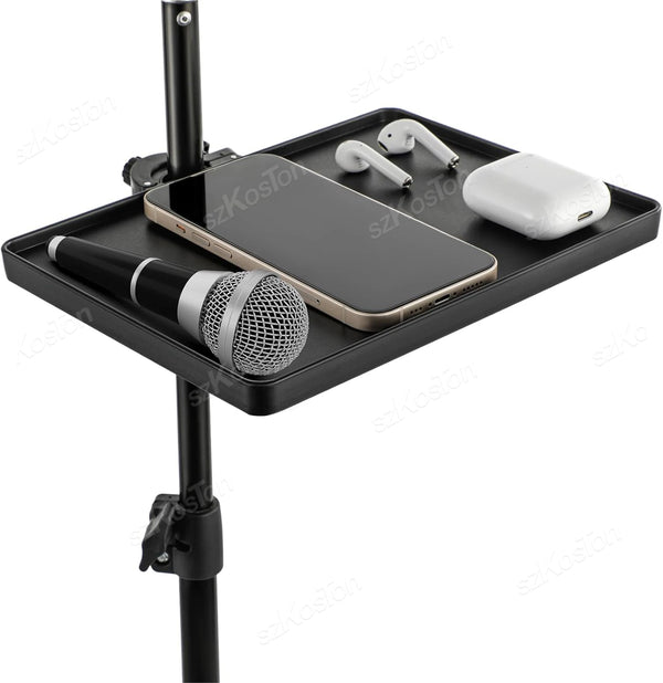Bandeja universal para soporte de micrófono, plástico de alta calidad, bandeja para tarjeta de sonido de grabación, accesorios para soporte de micrófono de estudio para transmisión en vivo