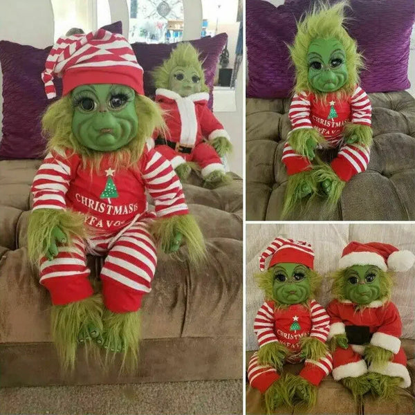Muñecos de Navidad, lindo juguete de peluche, decoración para habitación, adorno de escritorio, decoración festiva creativa y adorable, regalo para niños