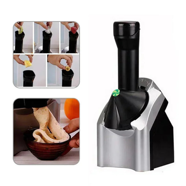 110V 220V 200W Sell Electronic Ice Cream Machine Household Electric Fruit Ice Cream Machine Children's Ice Cream Maker