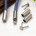 10pcs Heavy Duty Cord Locks Adjustable Metal Clips Secure Fastening for Shoelaces Bags Hoodies DIY Crafts Organizing Cables