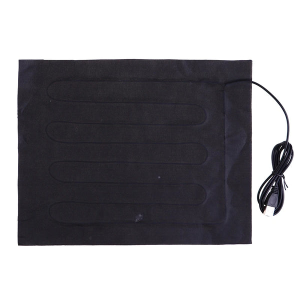 Almohadilla térmica para mascotas de 24x30cm, 5V USB, alfombra eléctrica de calefacción para el invierno