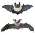 Peluche de murciélago gris de 25 cm, adorable y suave, ideal como decoración para el hogar, regalo de cumpleaños o Navidad para niños