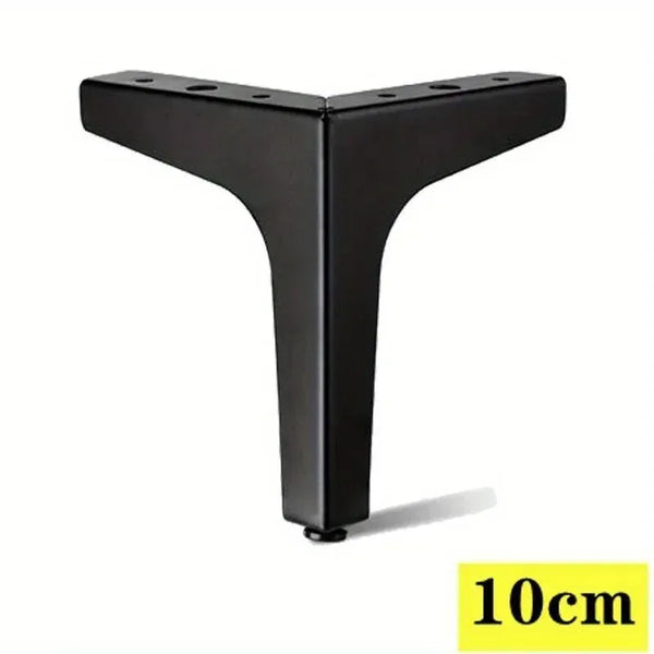 4Only gold black metal furniture legs included:Modern Minimalist Style,Suitable for Sofa/Cabinet/Table Heightening Foot Pads