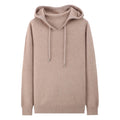LHZSYY 100% Pure Mink Cashmere Hooded Sweater Men's Hooded Knitted Pullover Business Casual Loose Hoodie Autumn Bottoming Shirt