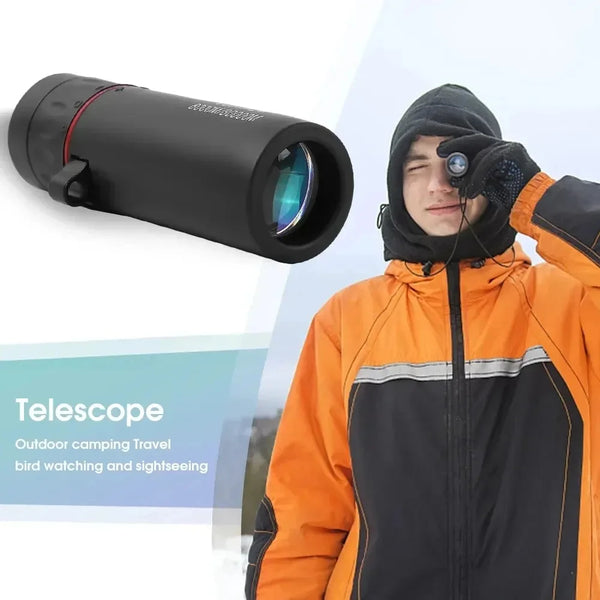 2026 Professional HD Zoom Monocular 3000x25 for Adults Mini Portable Telescope for Outdoor Camping Hunting