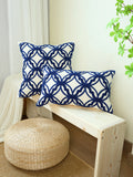 1pc, Solid color geometric pillow cover cushion cover three-dimensional cushion cover embroidery headboard sofa pillow cover