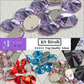 VC Wholesale Rivoli Top Quality K9 Glass Sew On Rhinestones Crystal Box-packed Flatback Sewing Stones For Garment Decorations