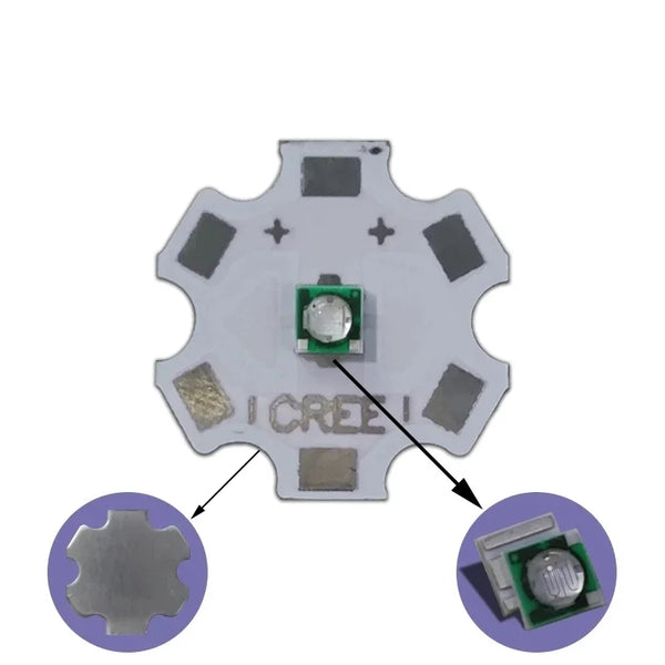 5PCS 3W 3535 SMD LED UV Light 365nm 385nm 395nm 405nm High Power Silica Gel Chip UV Curing Lamp for Nail Art Printer Adhesive Gl