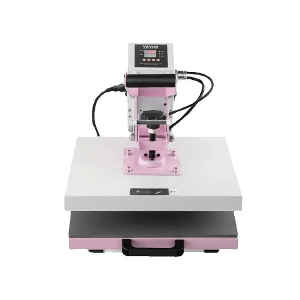 SucceBuy Heat Press 15 x 15 in Heat Press Machine Slide Out Heat Transfer Machine Fast Even Heating 2-Layer Insulation Cotton