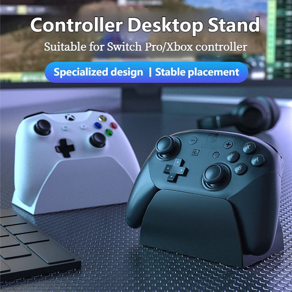 Soporte para mando de juegos para Switch Pro / Xbox One, base de plástico para joystick de escritorio, soporte para mando de Switch Pro / Xbox Series