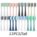 12PCS Vacuum Sealed Packed Replacement Brush Heads for Oclean X PRO/ Z1/ F1/ One/ Air 2 /SE Soft DuPont Deep Cleaning Nozzles